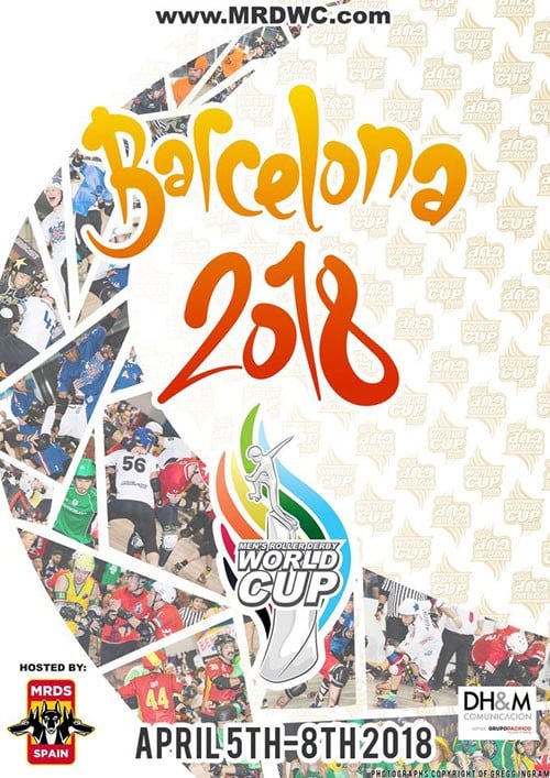 Coupe du Monde de Roller Derby Hommes 2018 à Barcelone (Espagne)