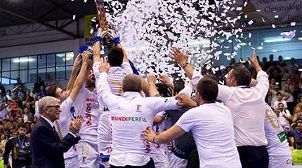 L&rsquo;OC Barcelos remporte la Coupe CERS de rink hockey 2016