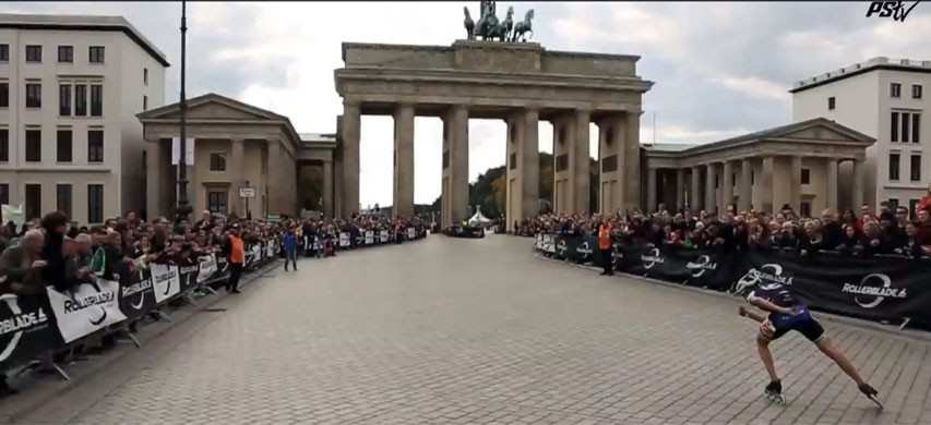 bart swings porte brandenbourg marathon roller berlin 2013