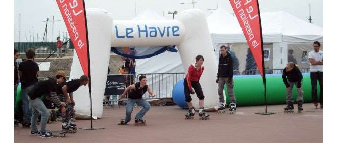 Chloé Seyrès Vs. Marianne Rio - Crédit : Simon-Pierre Trailin
Chloé Seyres au départ du slalom vitesse Objectif Cone 2009