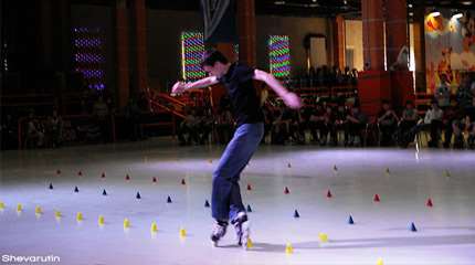 Battle Saint-Petersbourg 2009 – le slalom homme (Russie)