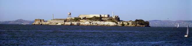 La vue est imprenable sur la prison d'Alcratraz