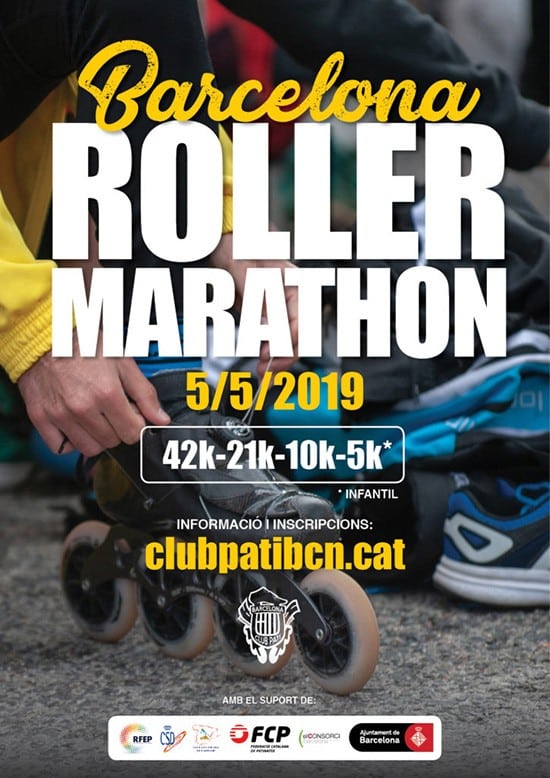 Marathon roller de Barcelone 2019 (Espagne)