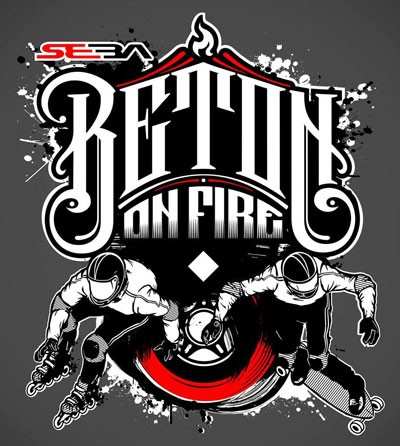 beton on fire logo