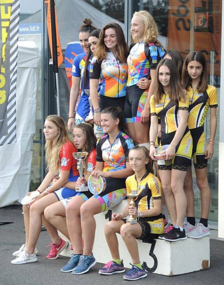 Podium Juniors dames