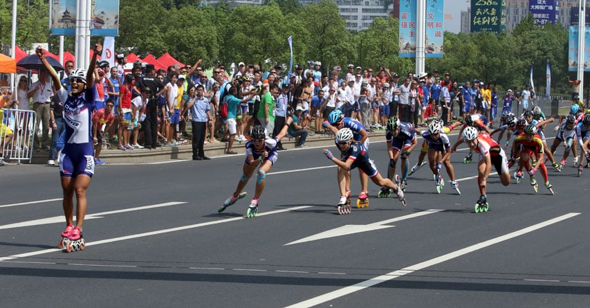 Arrivée du marathon dames