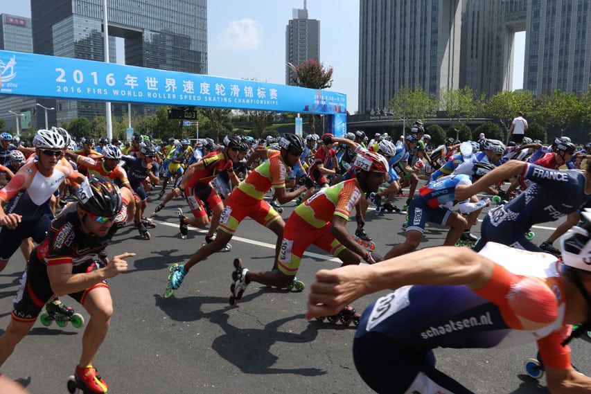 Départ du marathon hommes