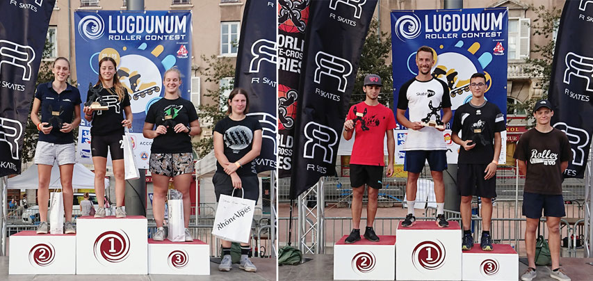 Florian Petitcollin en tête de la course