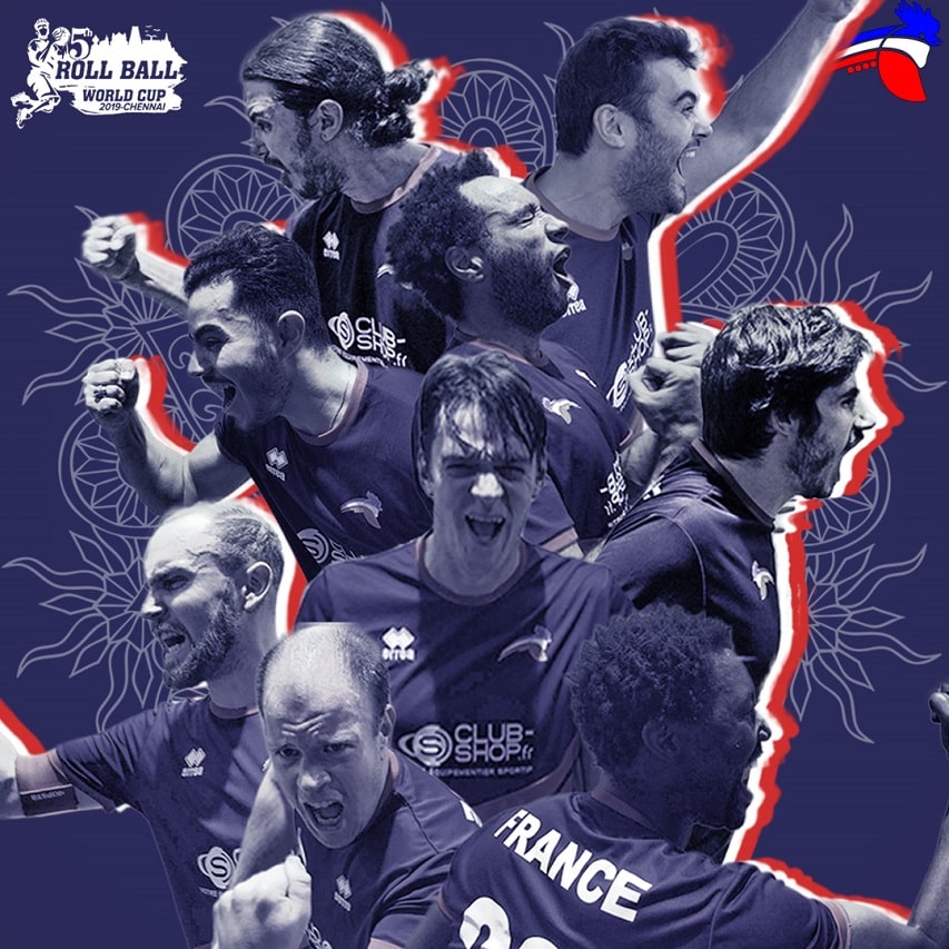 L'équipe tricolore de RollBall 2019 L'équipe tricolore de RollBall 2019