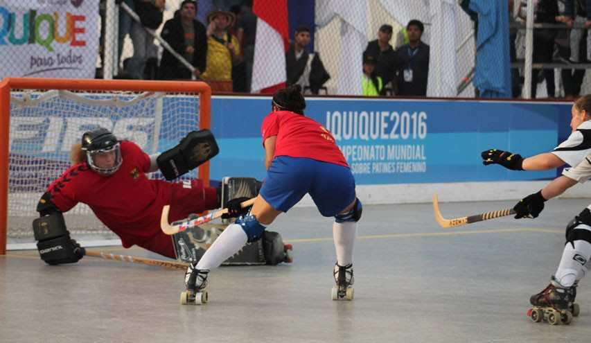 Les quarts de finalistes du championnats du monde de rink hockey dames 2016