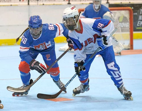 Championnat du monde de roller hockey féminin 2018 : USA -CZE