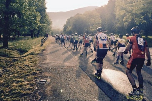 Départ du Rollathlon 2015