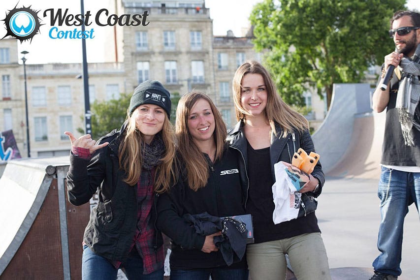 Le podium féminin