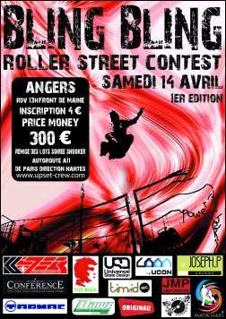 Bling-Bling Roller Street Contest 2007 à Angers (49)