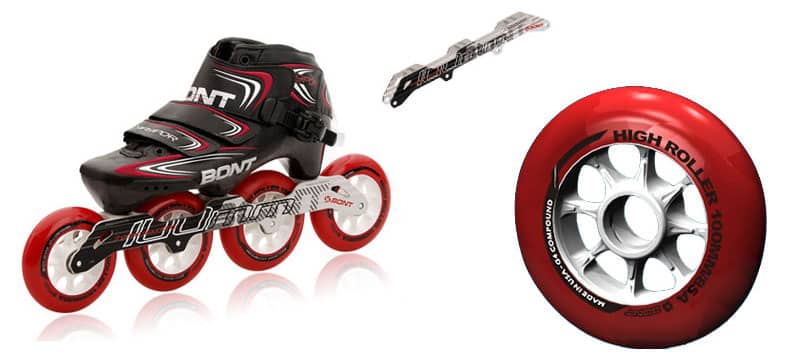 Bont Vaypor 3 points black red 110 mm 2009 (fr)
