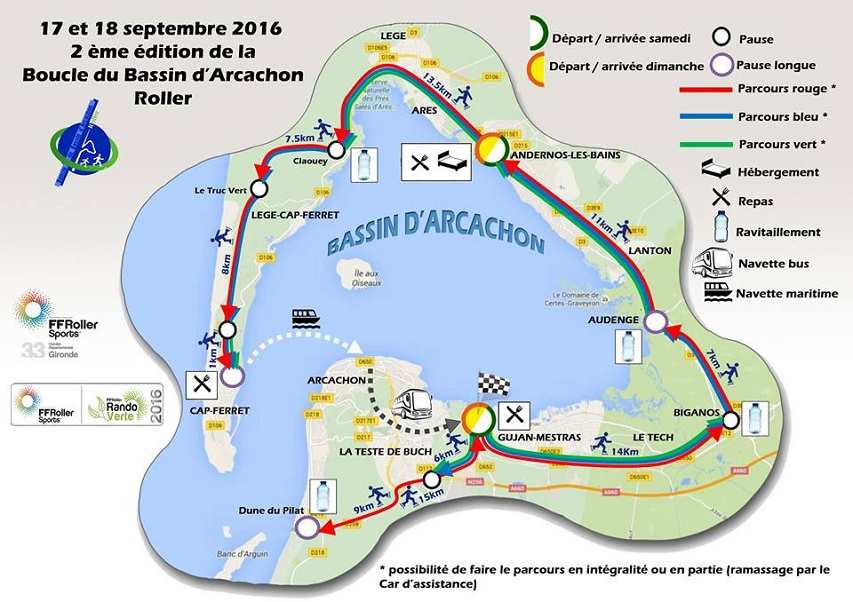 Ouverture des inscriptions à la Boucle du Bassin d&rsquo;Arcachon 2016
