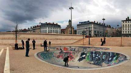 Spot : le bowl de la Guillotière à Lyon (69)