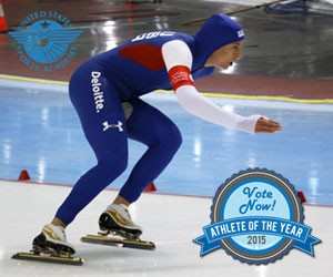 Brittany Bowe nominée parmi les finalistes d&rsquo;athlète de l&rsquo;année 2015 aux USA