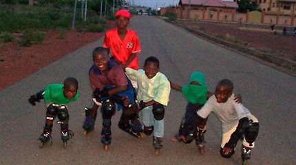 La pratique du roller au Burkina Faso