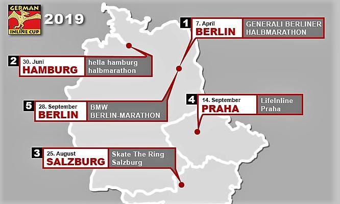 Calendrier de la German Inline Cup 2019