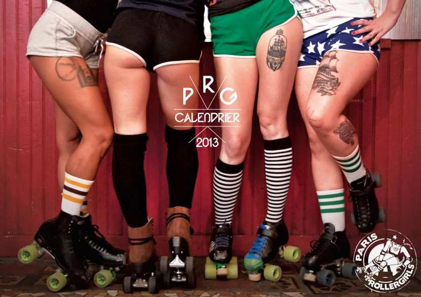 Calendrier 2013 des Paris RollerGirls