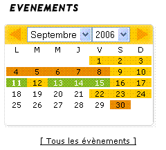 calendrier tous evenements