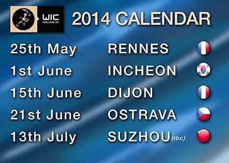Calendrier de la World Inline Cup 2014