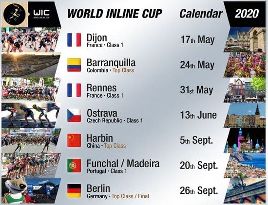 Le calendrier de la World Inline Cup 2020 est disponible