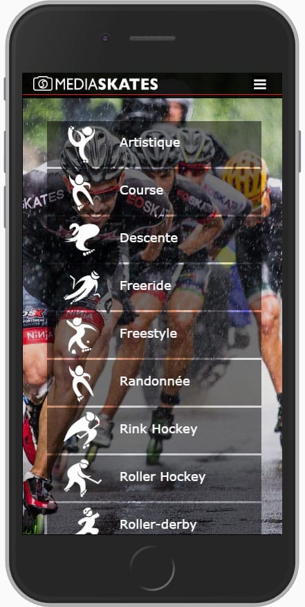 Mediaskates s'adapte désormais au téléphone mobile