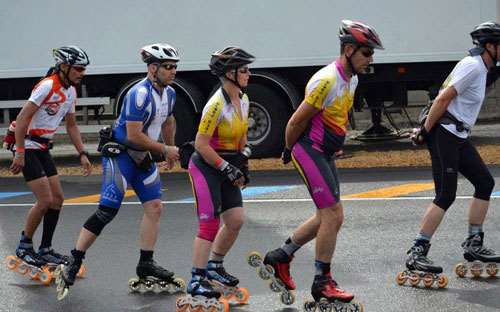 24 Heures du Mans Roller Solo de Catherine Exibard
