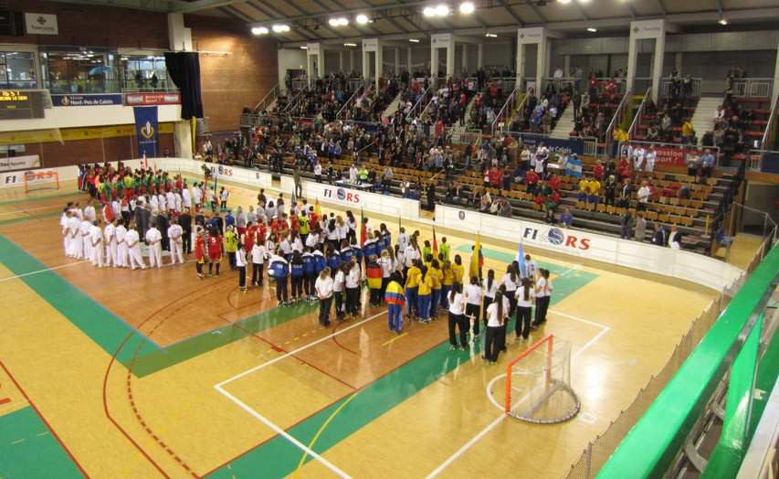 ceremonie ouverture tourcoing mondial rink hockey 2014