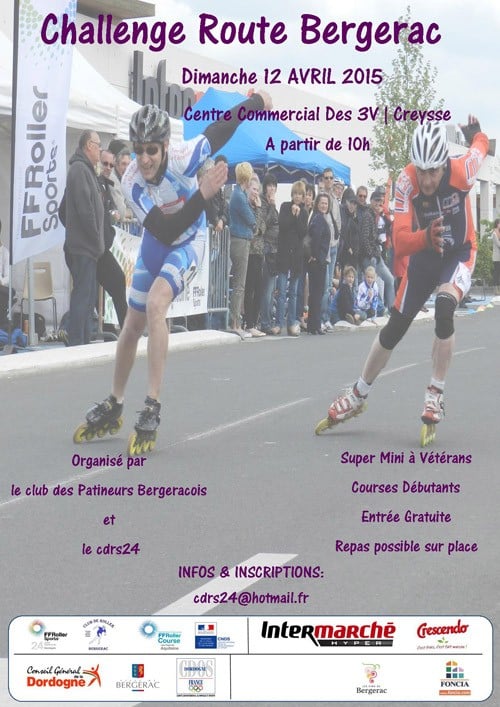 Challenge route de roller course 2015 à Bergerac (24)