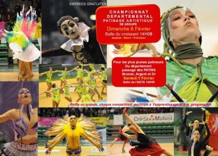 Championnat départemental de patinage de Groupe 2011 à Nantes (44)