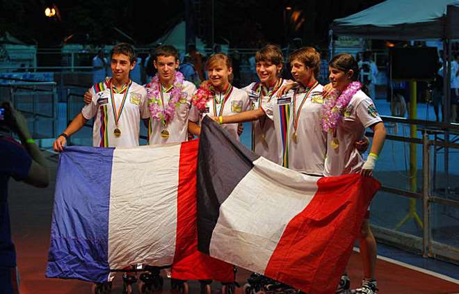 Des médailles pour la France au Championnat d'Europe roller course 2010