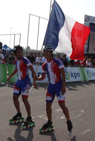 Interview : De Souza et Pierre-Jean au Championnat d&rsquo;Europe roller course 2011
