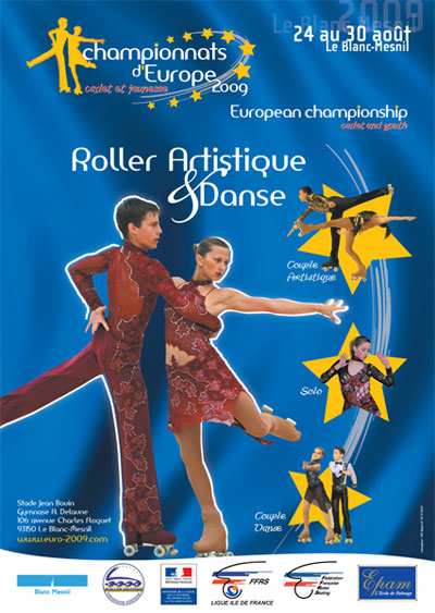 Championnat d&rsquo;Europe Cadet et Jeunesse patinage artistique 2009 à Nanterre (92)