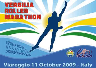 Championnat d&rsquo;Europe Master marathon roller 2009 (Italie)