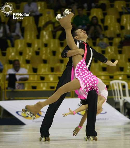 Championnats d'Europe de patinage artistique et de danse sur roller 2012 Prescillia Henneguelle et Pierre Mériel