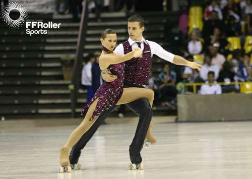 Patinage artistique au championnat d'Europe avec Piere Meriel