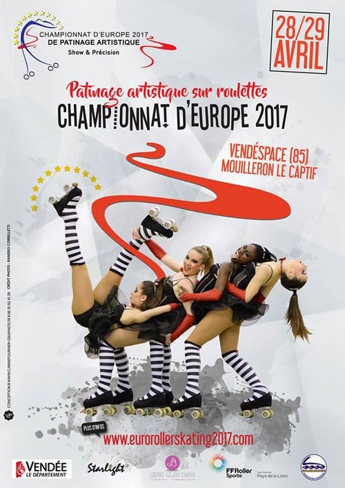 Championnat d’Europe de patinage de Groupe 2017 à Mouilleron-le-Captif (85)