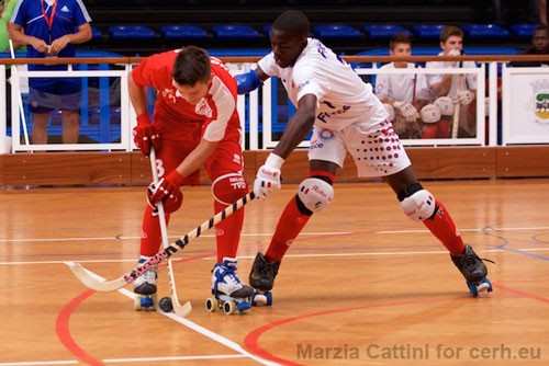 Bilan de la 1ère journée du championnat d&rsquo;Europe de rink hockey U17 à Luso (Portugal)