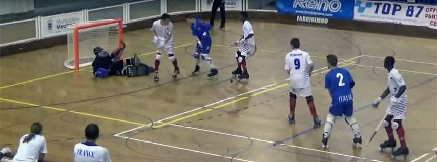 Euro rink hockey U17 2015 à Luso (Portugal) : France 3 &#8211; 1 Italie