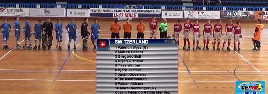 Euro rink hockey U17 2015 à Luso (Portugal) : Italie &#8211; Suisse