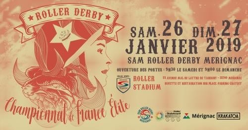 Première étape du Championnat de France Elite de roller derby 2018-2019 à Mérignac (33)