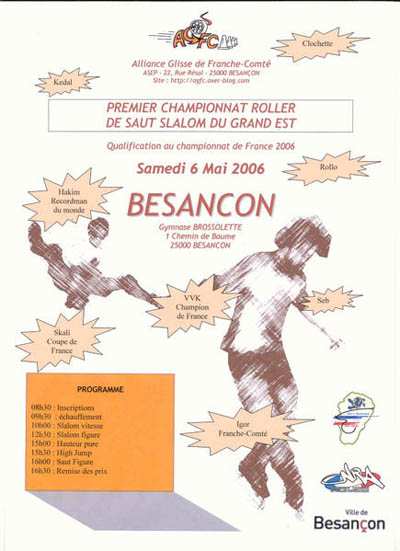 Championnat de roller saut slalom du Grand Est 2006