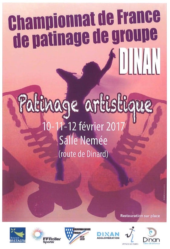 Championnat de France de patinage de Groupe 2017 à Dinan (22)