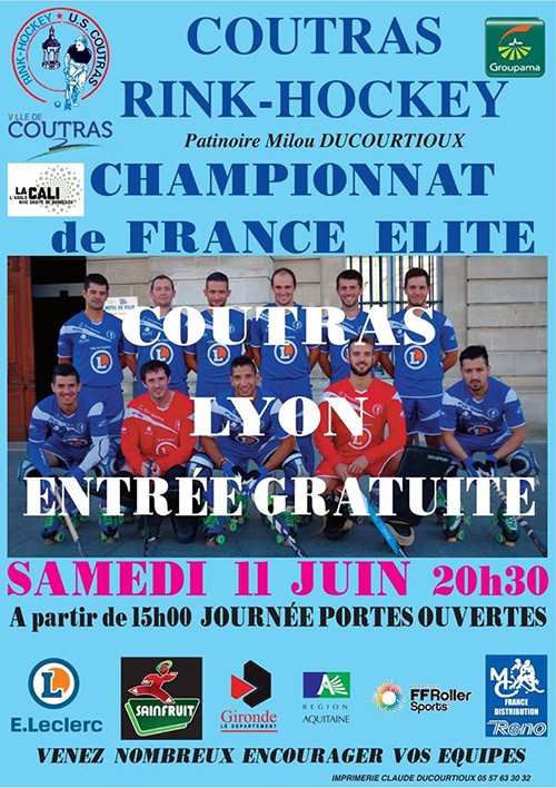 N1 Elite : US Coutras 6 &#8211; 3 RHC Lyon (3-1)