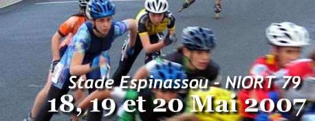 Championnat de France route de roller course 2007 à Niort (79)