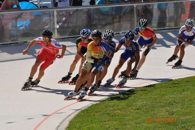 Championnat de France Piste 2011 : peloton emmené par raphael planelles