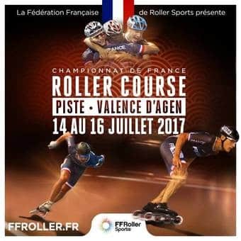 Championnat de France piste roller course 2017 à Valence d’Agen (82)